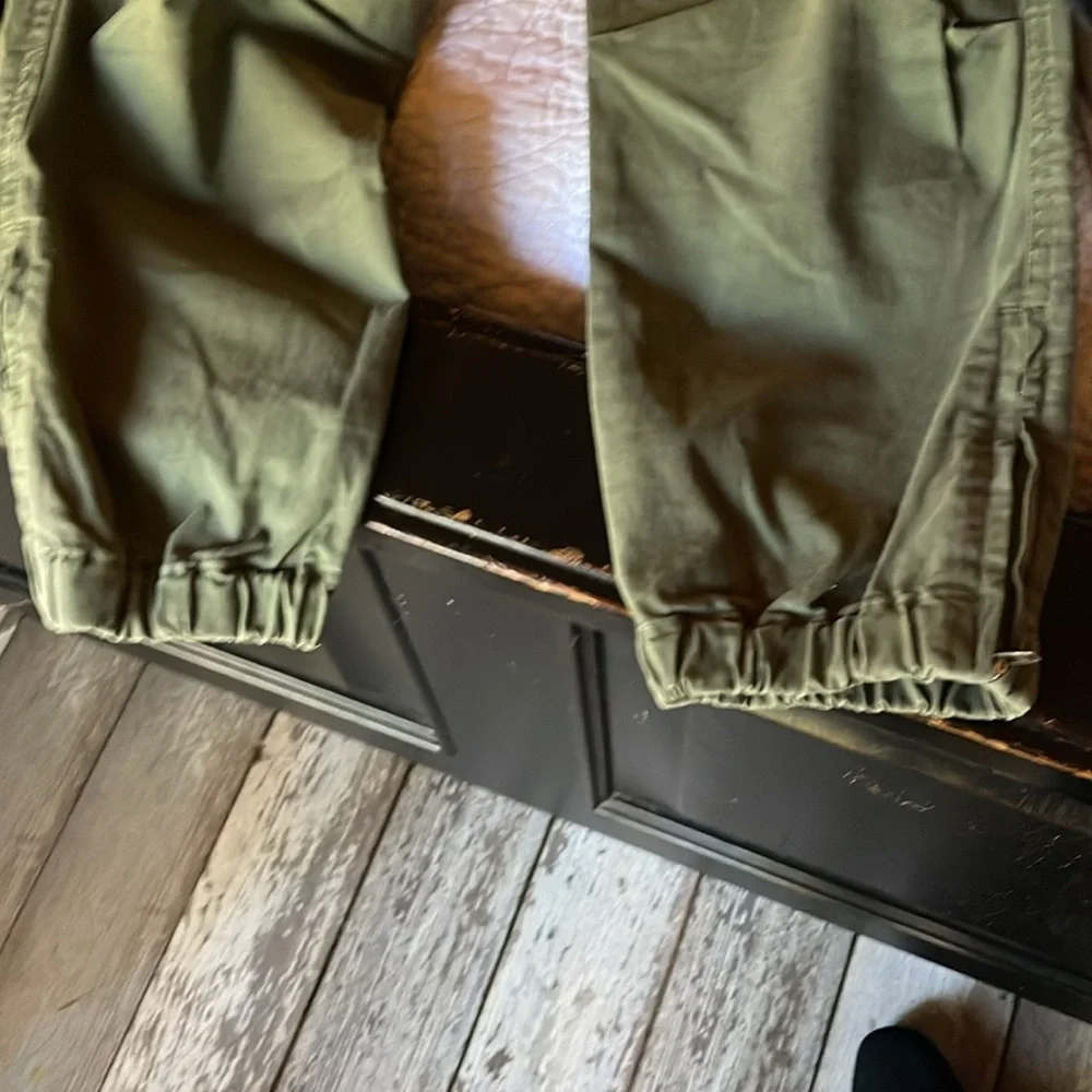 Nili Lotan Green Cargo Pants Relaxed Fit - Picture 5 of 5